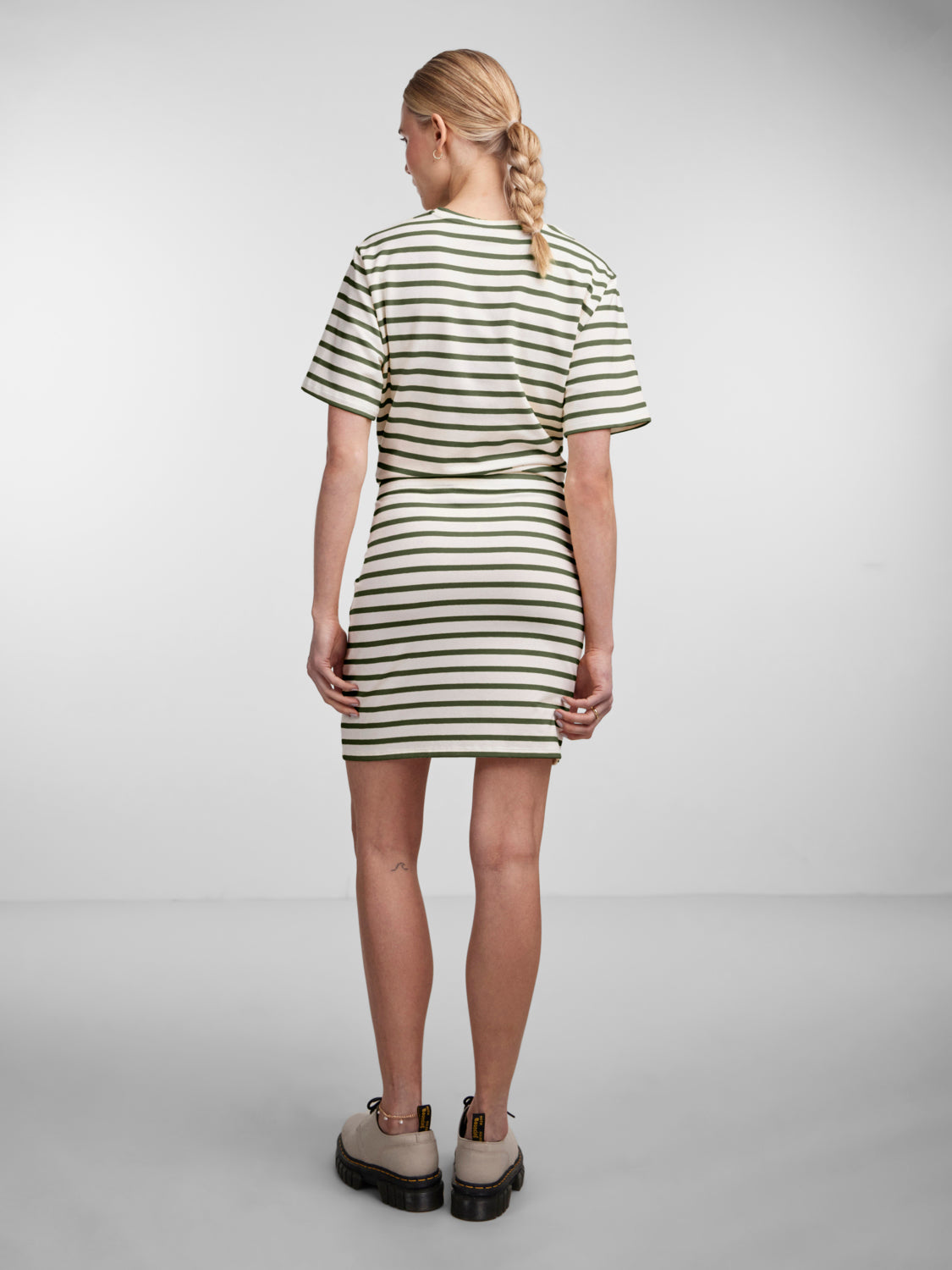 PCBIBBI Skirt - Grøn strib